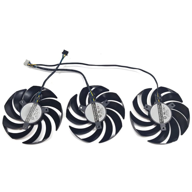 LTANDBR مروحة PLD09210B12HH RX 6800XT Gaming X Trio لـ MSI RTX 3060 3060 Ti RTX 3070 3080 3090 Ti Gaming X Trio - Image 2